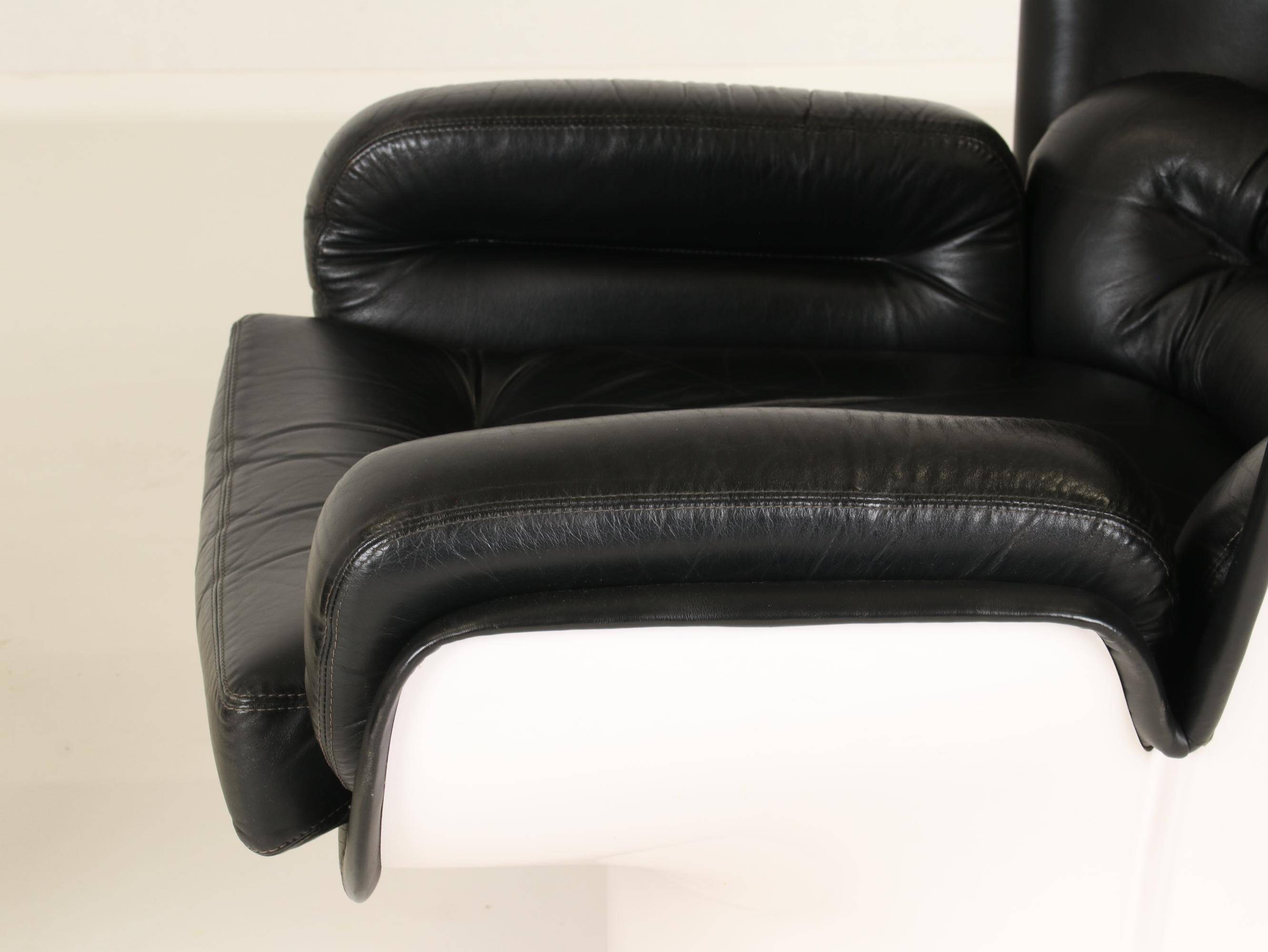 Elda Chair and Ottoman by Joe Colombo for Comfort, Italy, 1970s