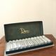 Series of 12 Daum crystal knife holders
