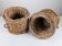 Rustic Pair of Spanish Andalusian Woven Esparto Baskets 1960s
