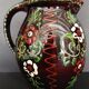 20th century Alsace glazed terracotta pitcher