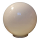 Globe vintage round lamp in white opaline suspension ceiling light