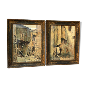 Aquarelle de emile Gudin