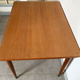 Table scandinave en teck des années 60 extensible