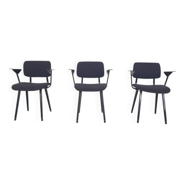 Set of three Friso Kramer for Ahrend de Cirkel ''Revolt'' chairs , The Nether