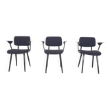 Set of three Friso Kramer for Ahrend de Cirkel "Revolt" chairs, The Nether