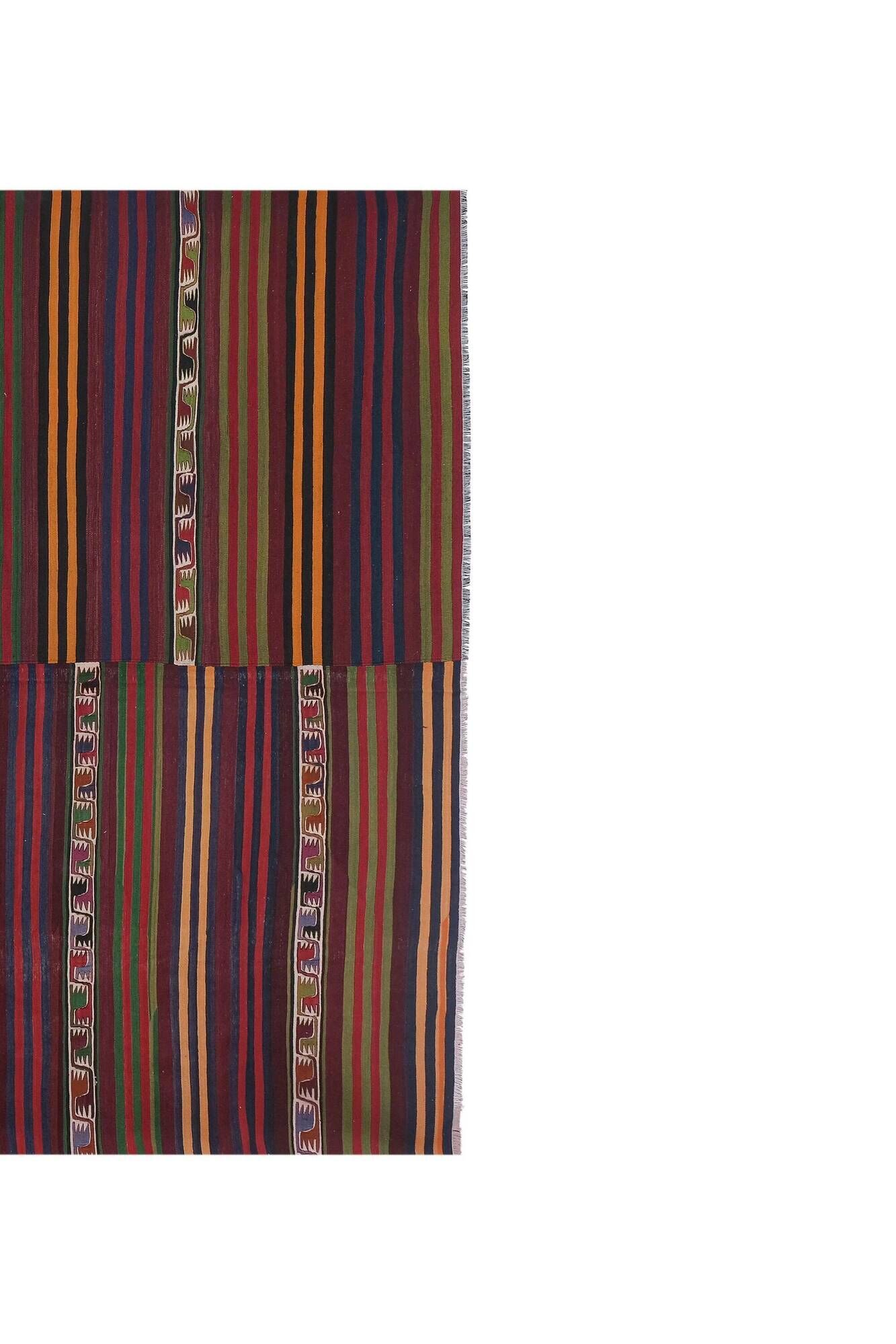Tapis Kilim turc vintage tissé main