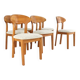 Lot de 6 chaises design danoises Juul Kristensen en teck