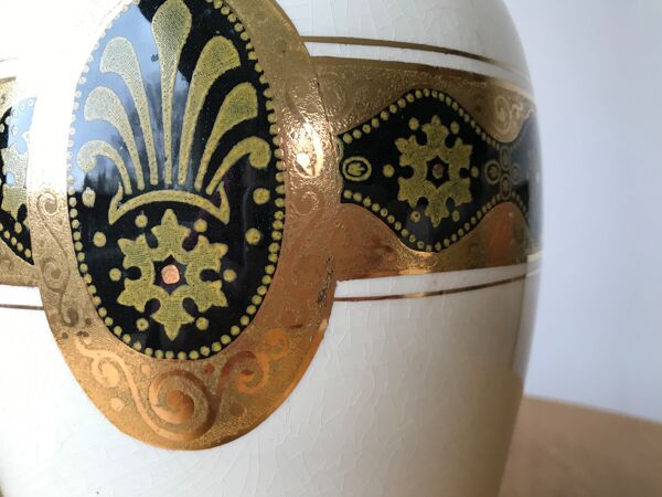 Vase en faïence signé Bosh Frères Kéramis, BFK, circa 1900