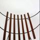portariviste vintage legno metallo ed inserti in ottone