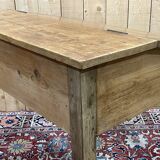 Rustic sloping desk from the 19th century in oak and fir