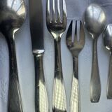 36-piece table service - 6 people - Christofle / Alfénide - 1970s