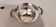 Silver metal compote