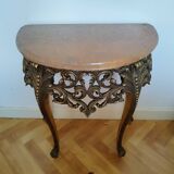 Half-moon side table
