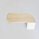 Vintage Italian travertine coffee table, 1970s.