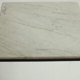 Square carrara marble side table, 1960