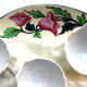 Egg dish or egg dish in slip trompe l'oeil signed GD Paris Deposited