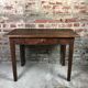 Side table / small desk in waxed walnut fir 1900s/1920s