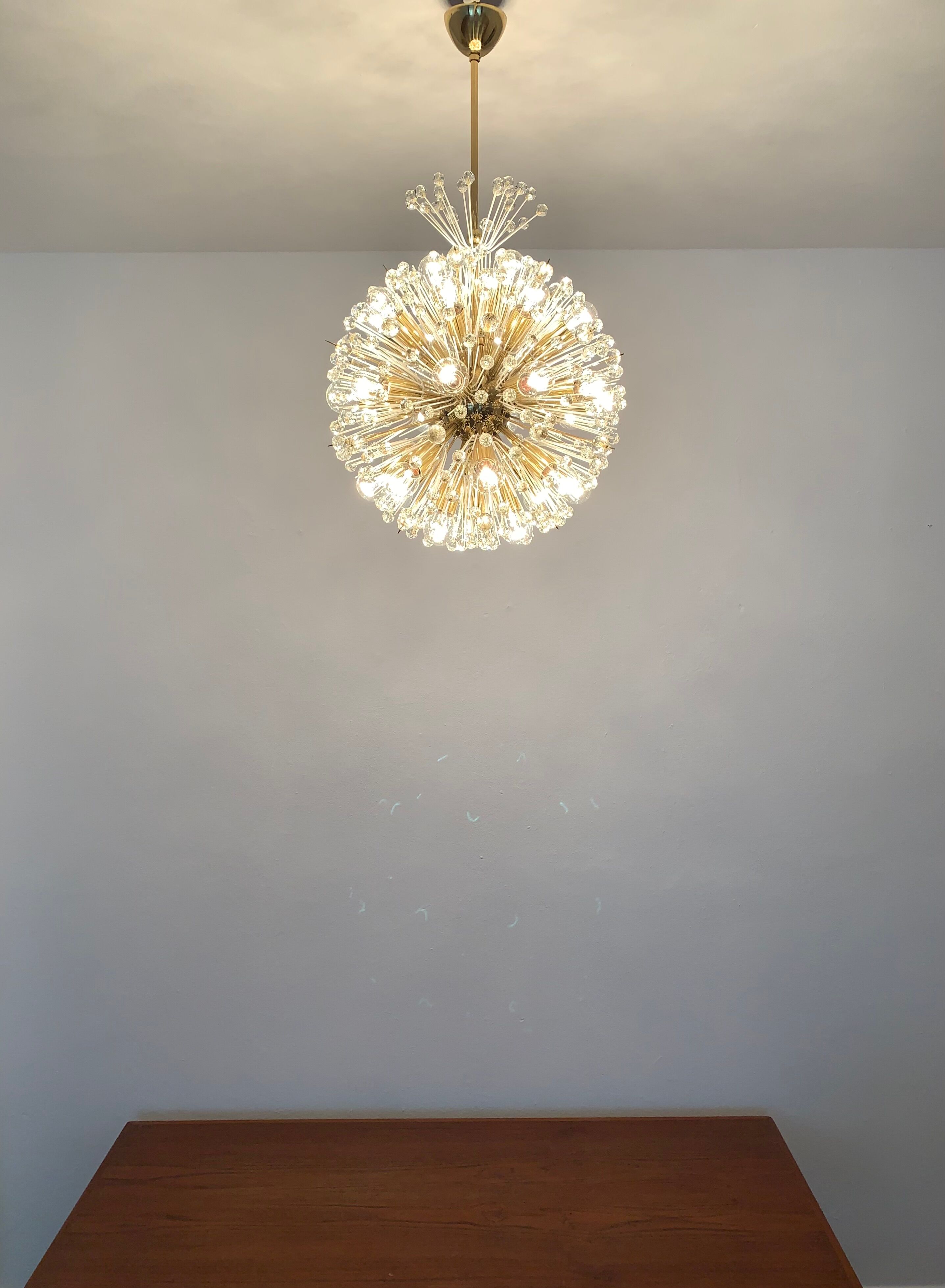 Dandelion Chandelier by Emil Stejnar for Rupert Nikoll