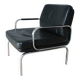 Ensemble  de salon cuir noir Knoll 3 + 2 + 1 pl.