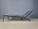 Vintage black leather chaise longue by Peter Mally for Cor, 1990s