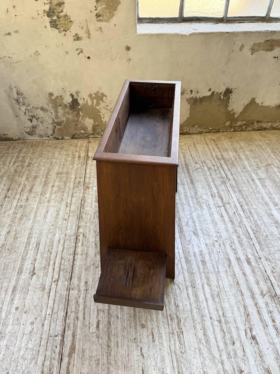 Jardinière années 50 palissandre constructiviste