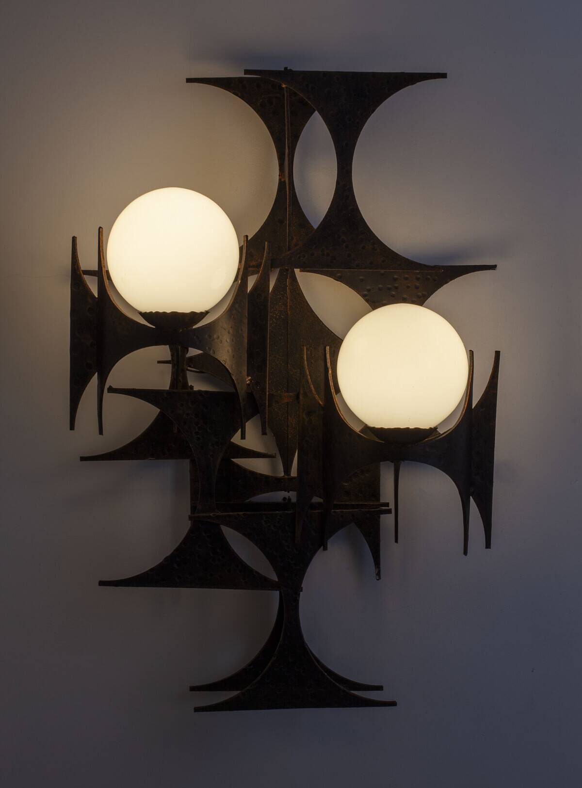 Brutalist wall lamp