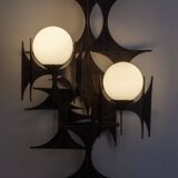 Brutalist wall lamp