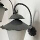 60s outdoor lanterns or wall lights (X2)