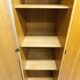 Scandinavian 3-door wardrobe in blond teak