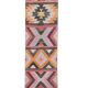 Vintage Turkish hallway rug 70x655 cm