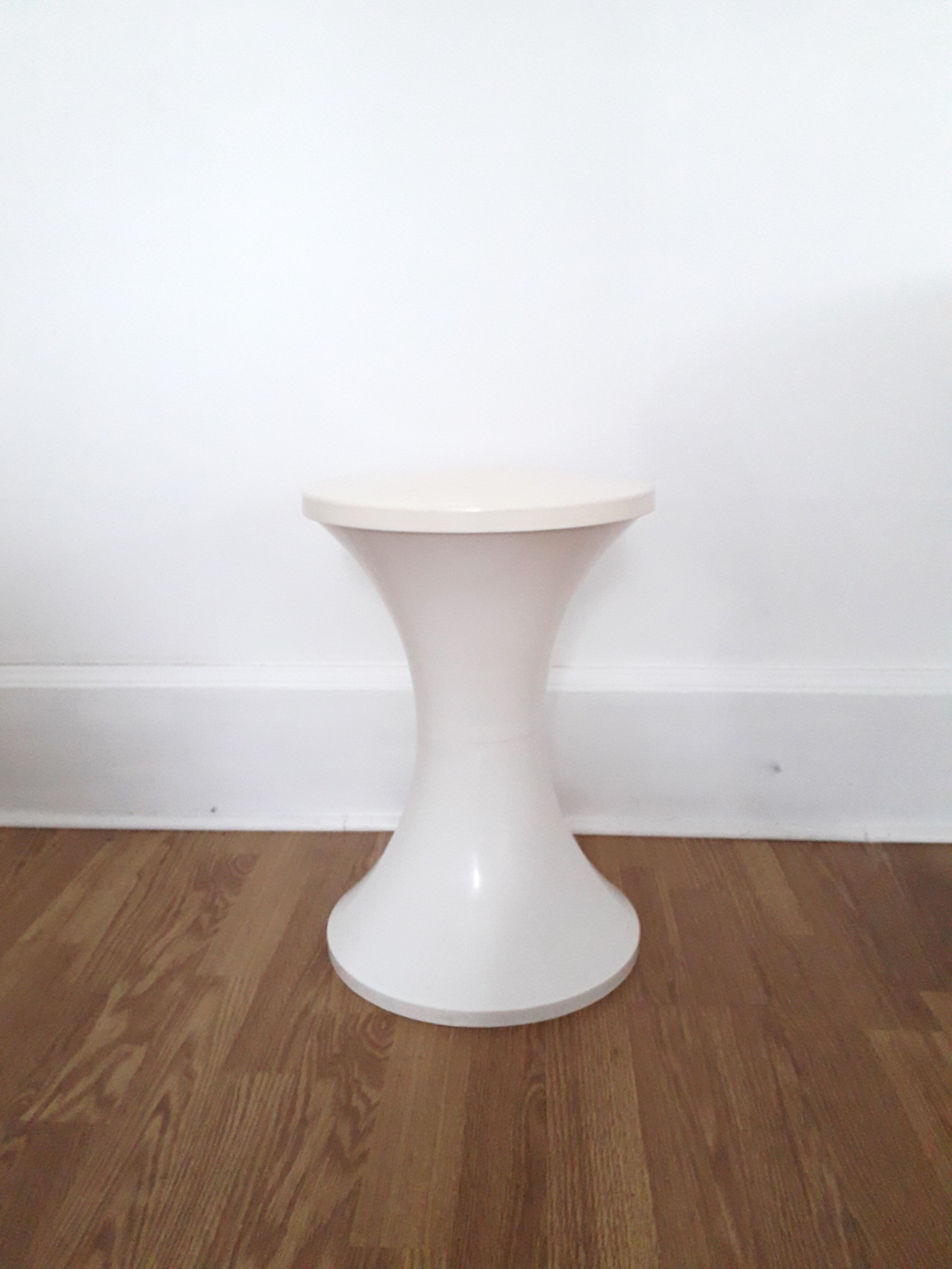 Tam-tam vintage stool  stamp Henry Massonnet 70s