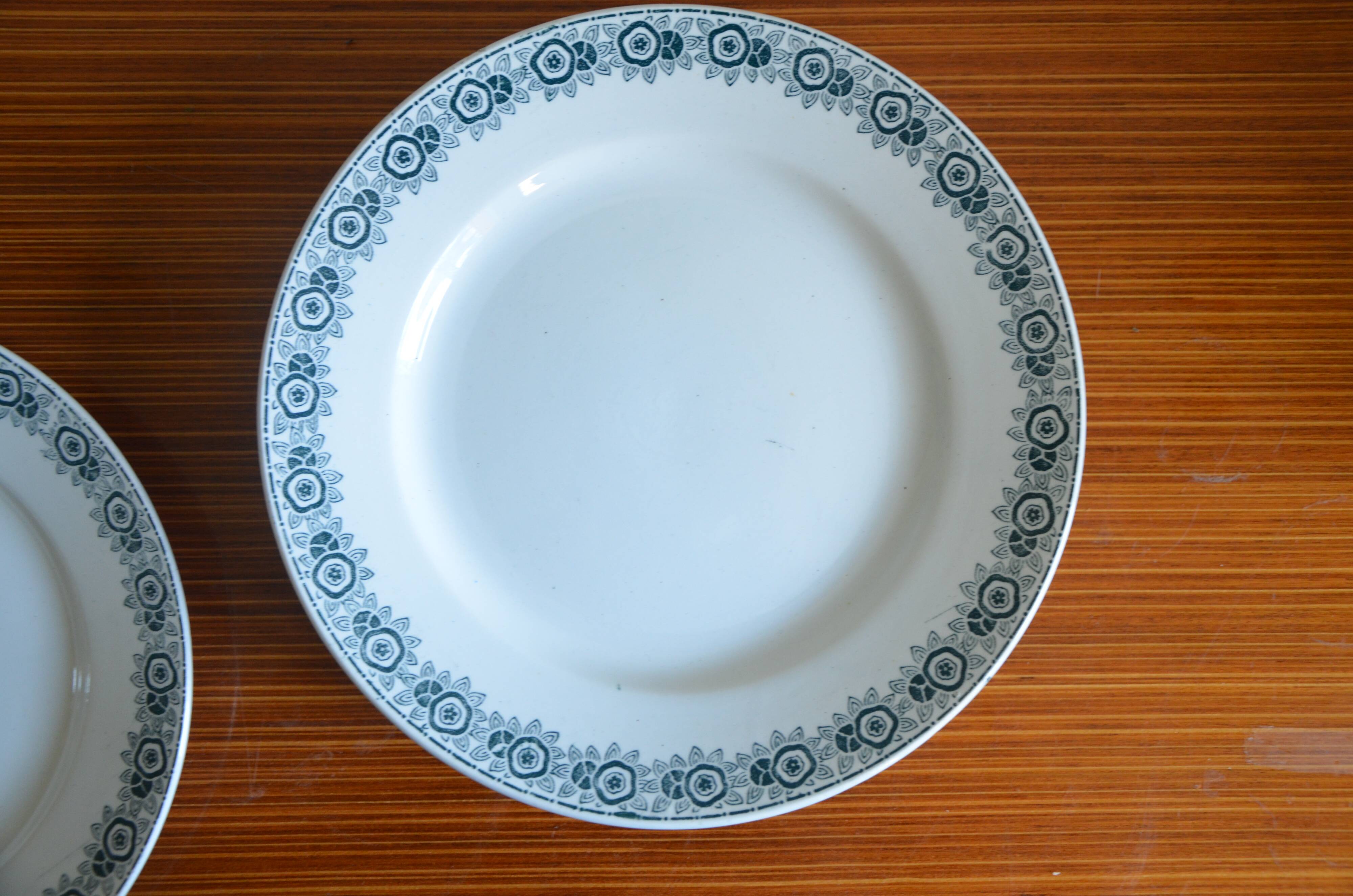 Lot de 6 assiettes Saint Amand collection Ibéria