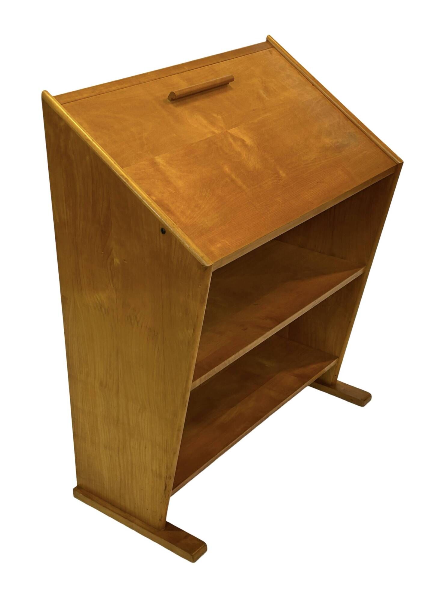 Vintage Oak Secretary Desk by Cor Alons for Den Boer Gouda