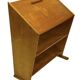 Vintage Oak Secretary Desk by Cor Alons for Den Boer Gouda