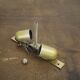 Mother-of-pearl and brass ceiling light