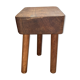 Brutalist stool in the style of Charlotte Perriand