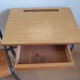 Vintage school desk and chair