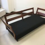 Two-seater sofa, beech wood. Danish manufacture