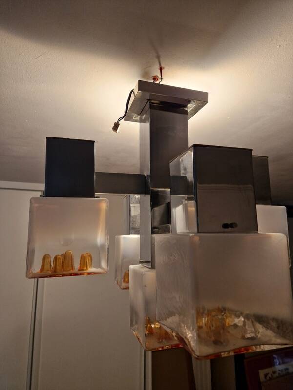 Sciolari - Cube 5-Light Pendant Chandelier