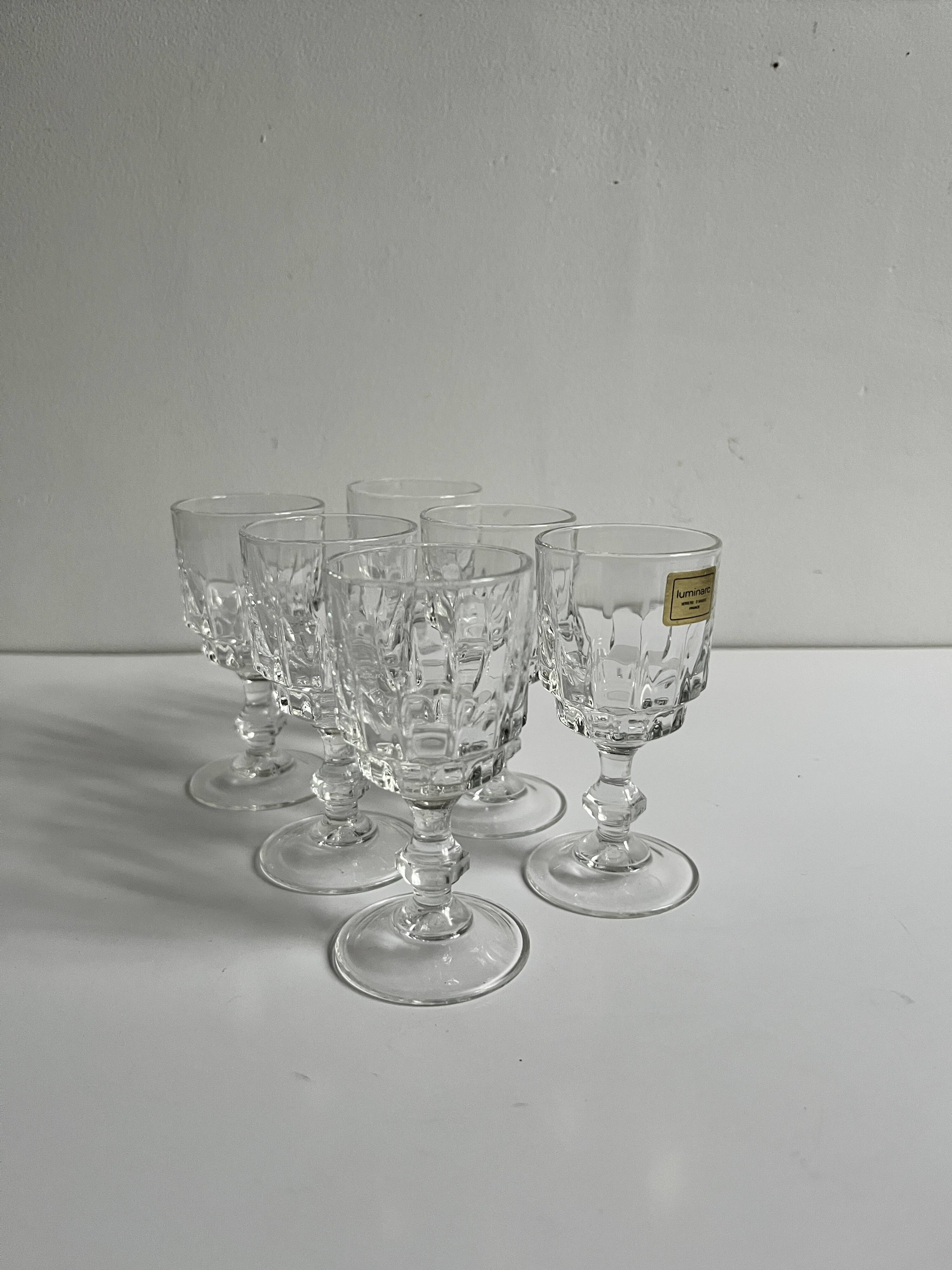 Verres à liqueur vintage