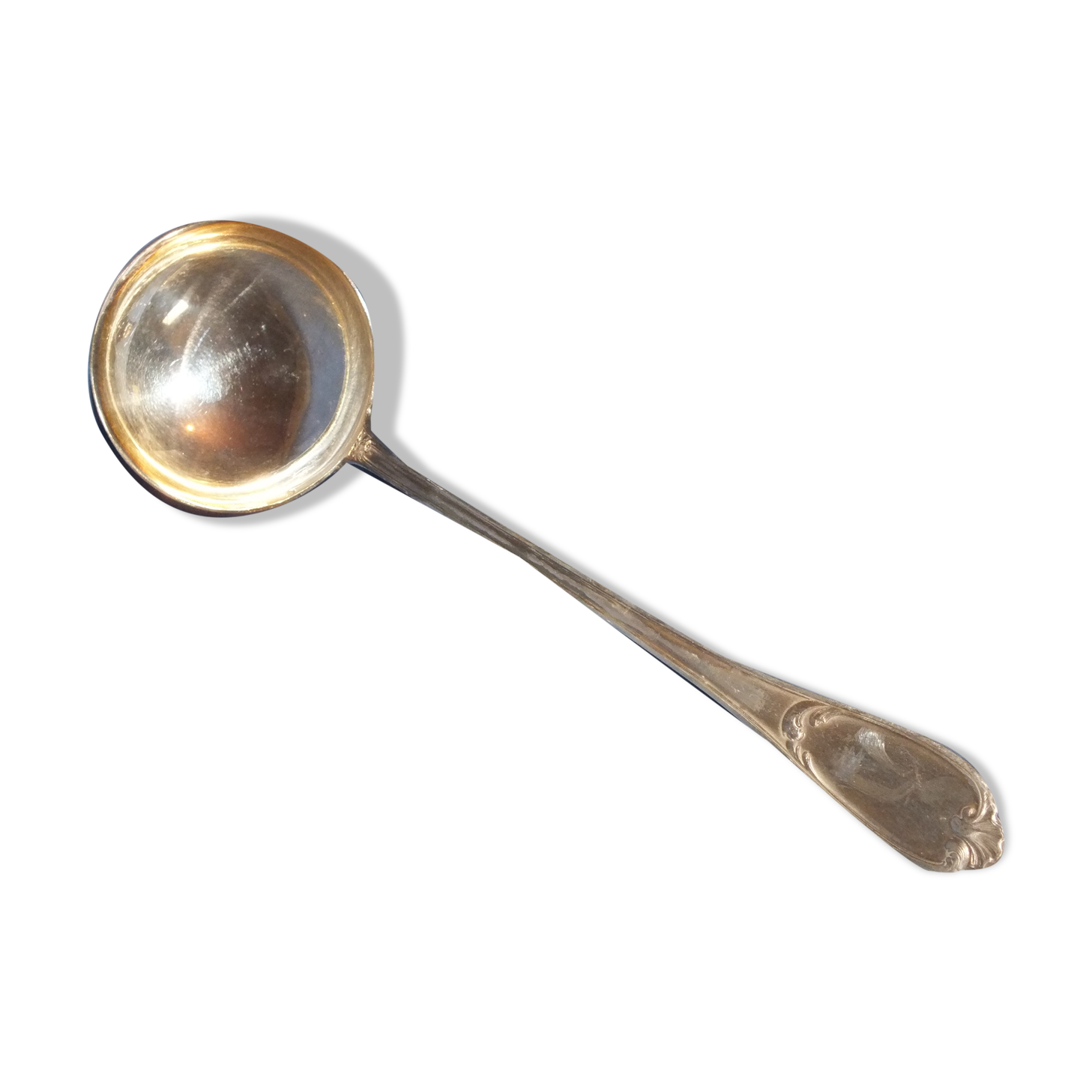 Ercuis Pompadour Silver metal ladle