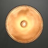 Vintage Italian Black Metal Pendant Lamp