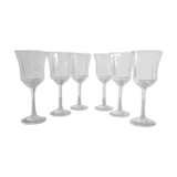Service of 6 Luminarc water glasses France