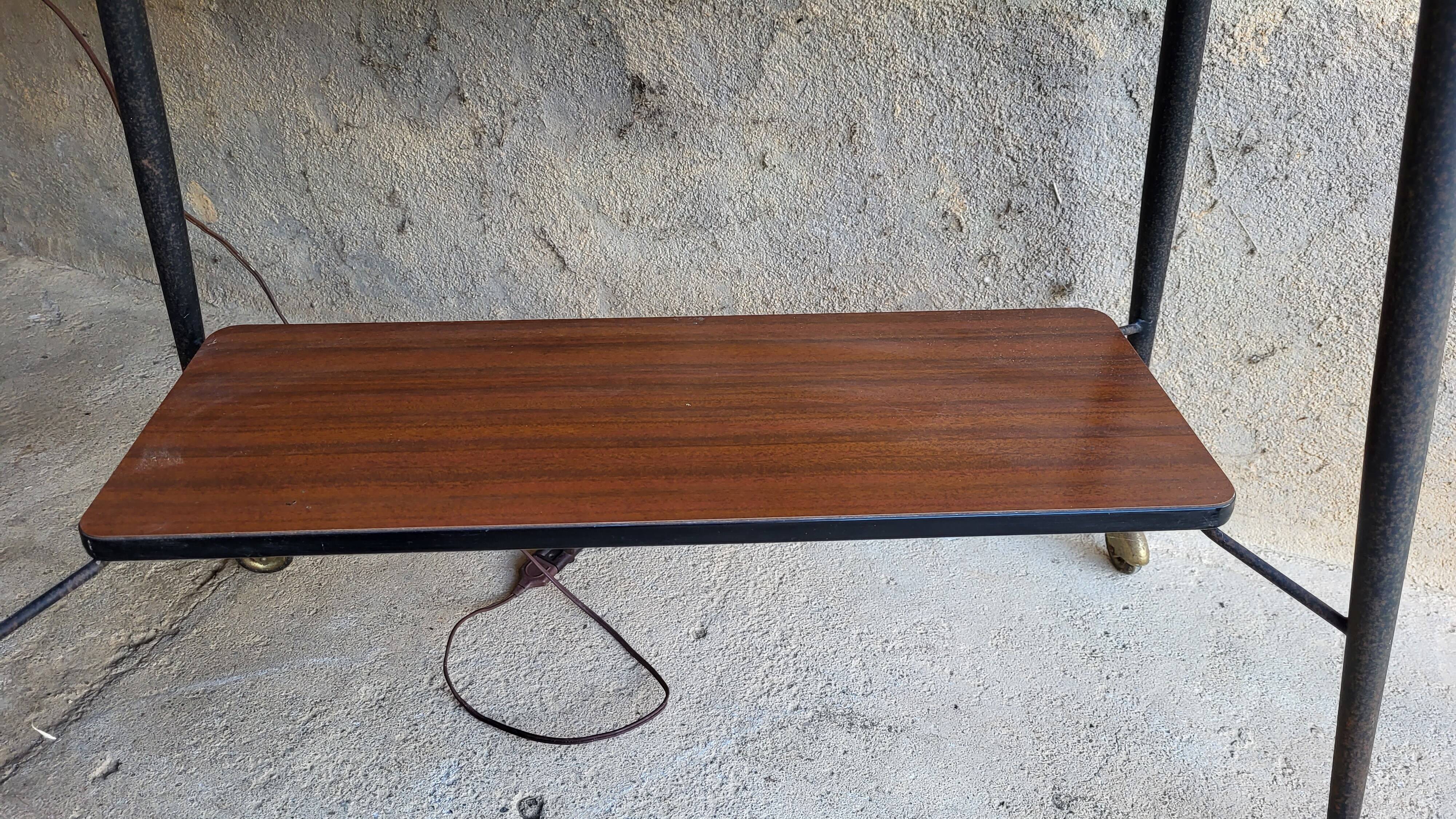 Vintage television & its furniture