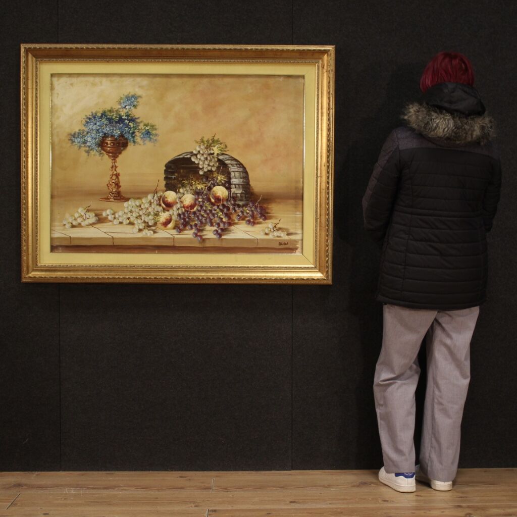 Great signed still life from the 70s