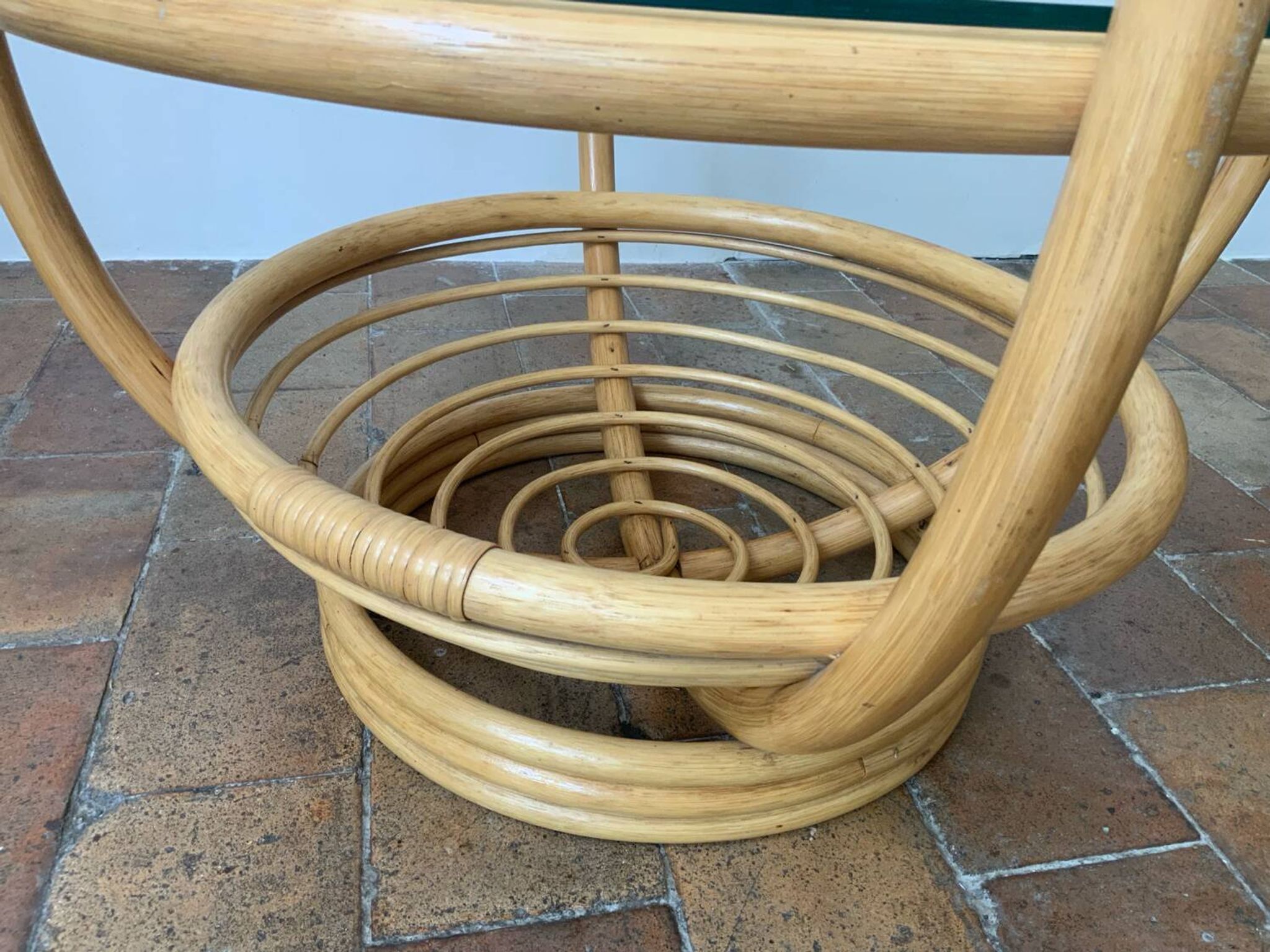 Rattan coffee table