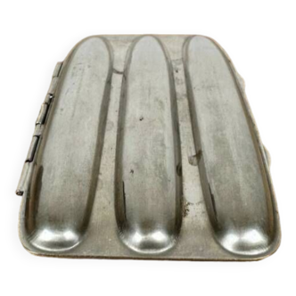 Silver metal cigar box