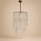 Spun sugar pendant by Vistosi for Mazzega, 1960s