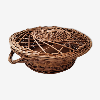 Vintage knitting basket