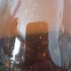 Biot glass bubble glass carafe